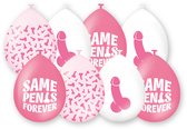 LUQ – Same Penis Forever Ballons en Latex – 8 Pièces – Luxe Decor – Décoration de Fête – Prêt pour l'Hélium – Bachelorette Party