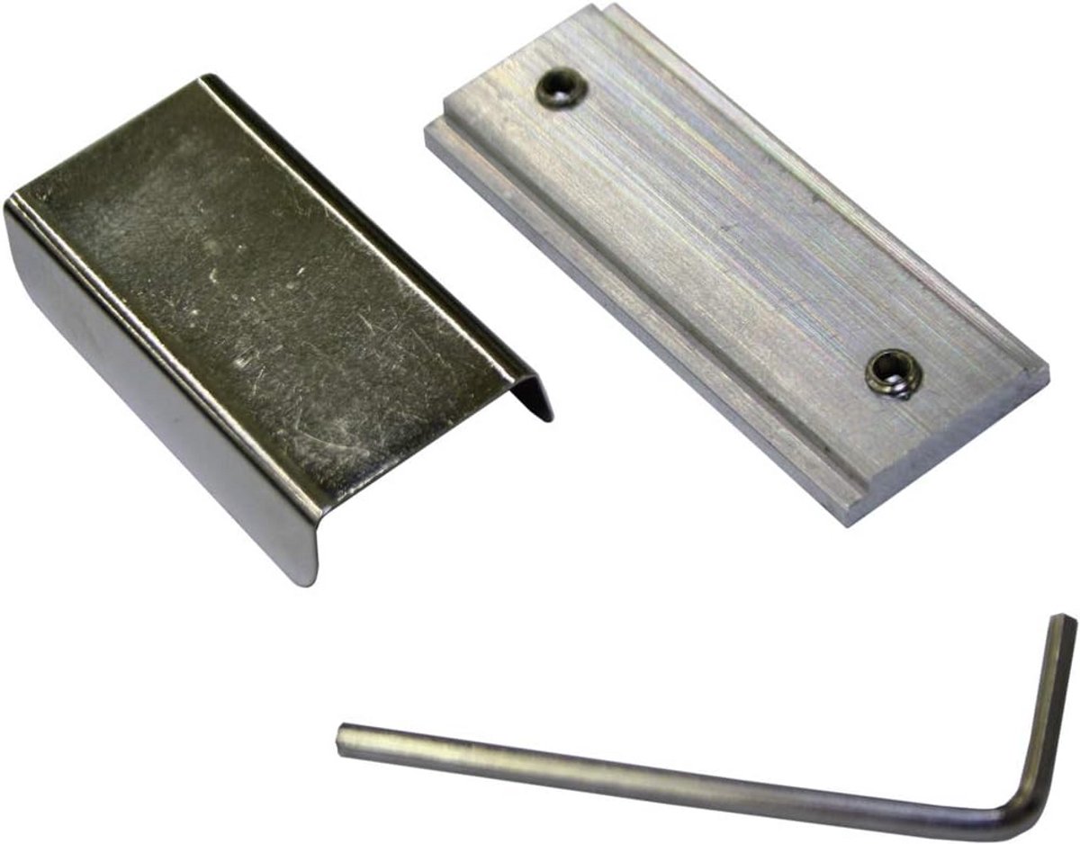 Verbindingsstuk voor aluminium Gordijnrail LUNA, 5 cm, Metaal