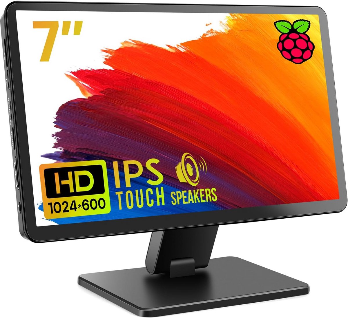 7 inch Touchscreen Monitor IPS FHD met HDMI voor Raspberry Pi en PC