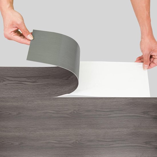 Zelfklevende PVC Vloer Tegels 1.5 mm Dik - Slijtvast Waterdicht Antislip Eiken Houteffect