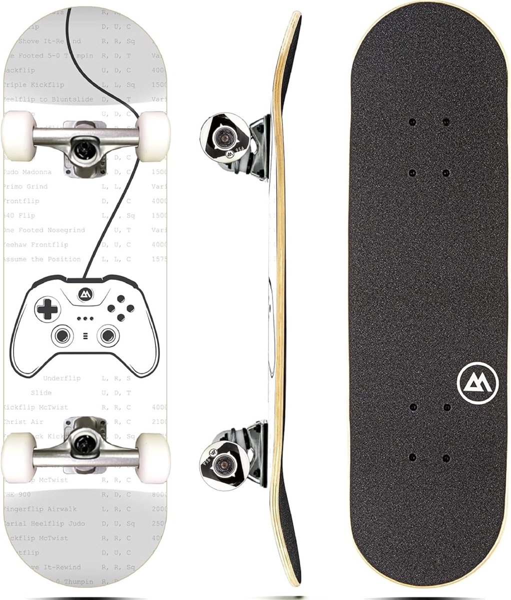 Mini Cruiser Skateboard Compleet | Short Board 22 inch | Canadees Esdoorn Hout | Geschikt voor Kinderen, Tieners en Volwassenen