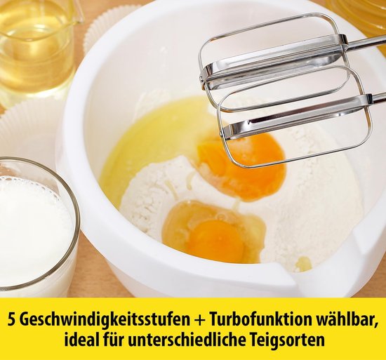 Krachtige Handmixer met Opbergstation en RVS Gardes - 300W — afbeelding 4