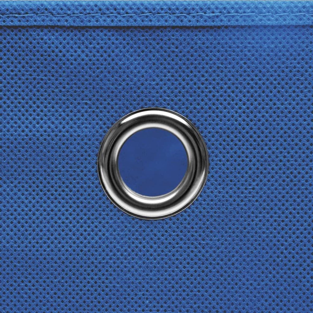 Opbergdozen met deksel - 10 stuks - 28x28x28 cm - Blauw - Vouwbaar