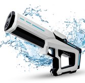Pumpify Waterpistool – Buitenspeelgoed – Elektrisch Waterpistool – Super Soaker – Waterspeelgoed – Met Flits Bij Ieder Schot – Watergeweer – Speelgoed – 4 Jaar – 5 Jaar – 6 jaar – 7 jaar – 8 jaar – Glock – Waterblaster – Modern Wit