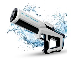 Pumpify Waterpistool – Buitenspeelgoed – Elektrisch Waterpistool – Super Soaker – Waterspeelgoed – Met Flits Bij Ieder Schot – Watergeweer – Speelgoed – 4 Jaar – 5 Jaar – 6 jaar – 7 jaar – 8 jaar – Glock – Waterblaster – Modern Wit