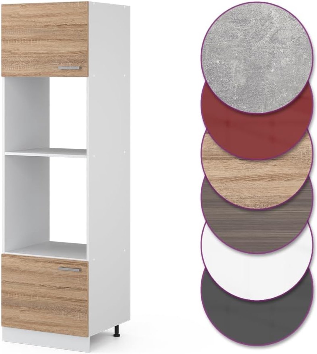Duitse Magnetronmeubel 60 cm voor Keuken - Modulair en Hoogwaardig