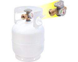 Draagbare Propaantank 5lb (2,3kg) met Respectievelijk Drukindicator voor BBQ, Camping en Outdoor