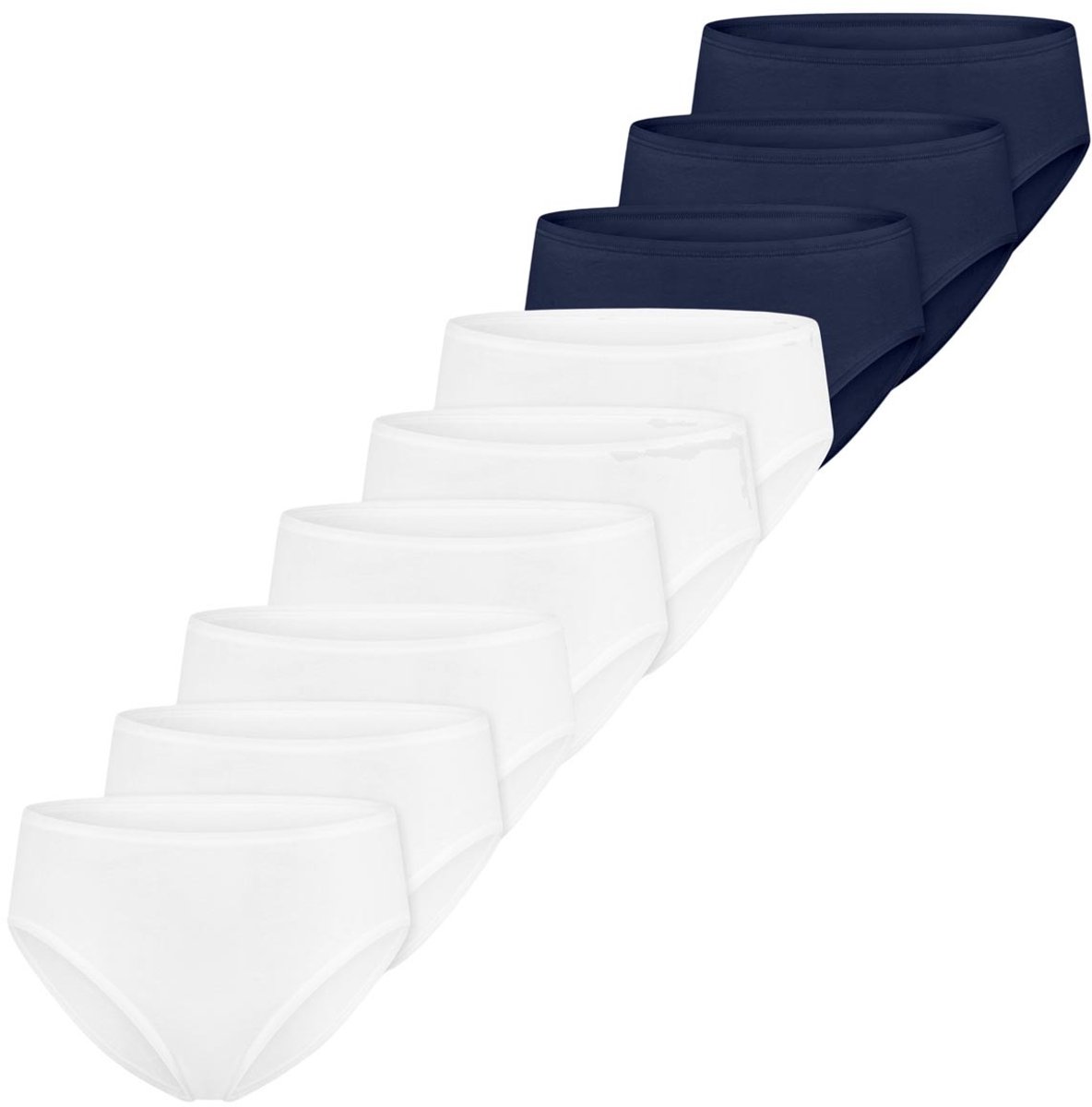 Schiesser Dames slip / onderbroek 9 pack Essentials Cotton