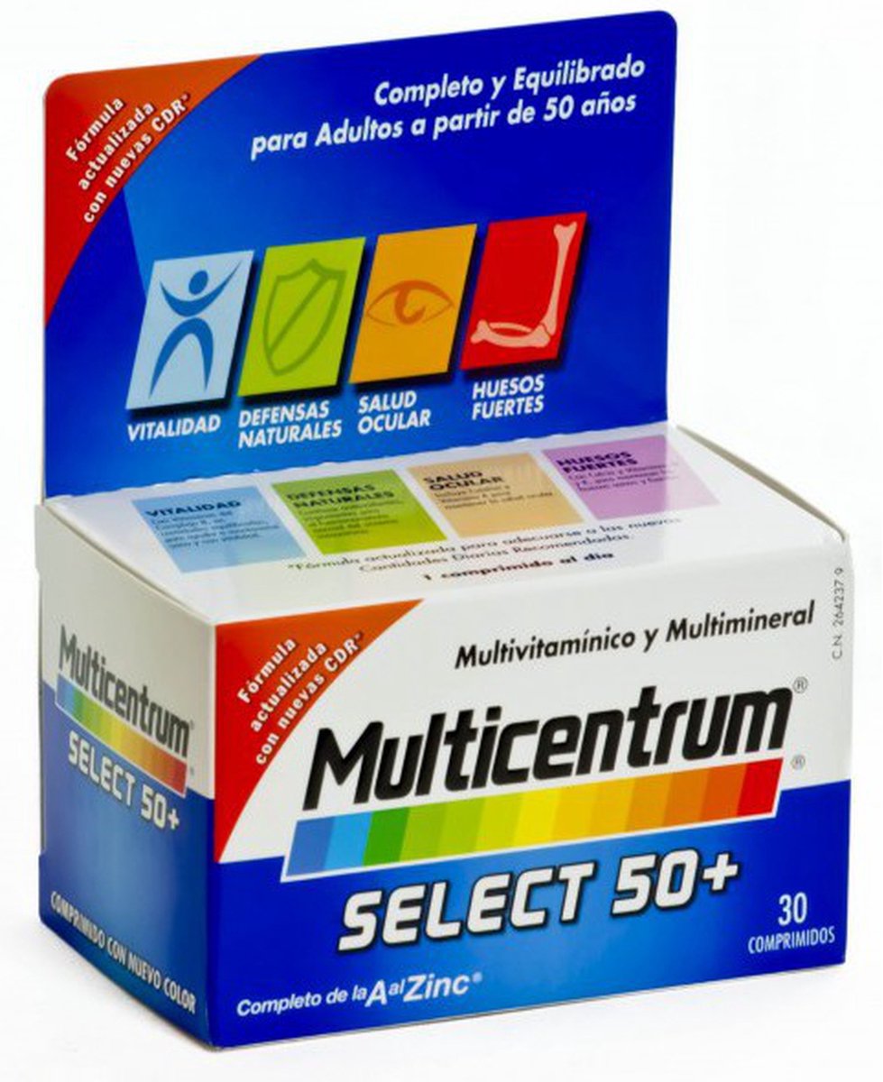 Multicentrum Select 50+ 30 Tablets