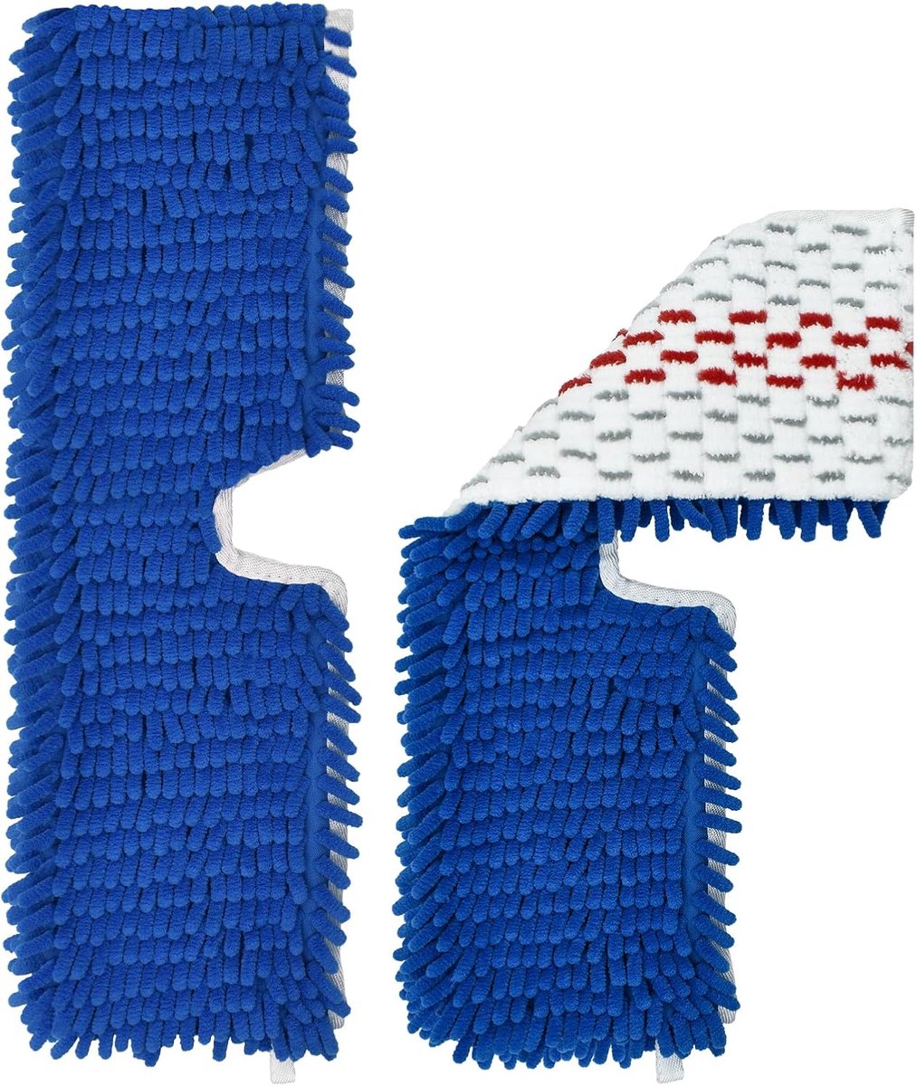 Dubbelzijdige Dweilpad Vervanging voor Flip Mop Microfiber en Chenille Herbruikbaar