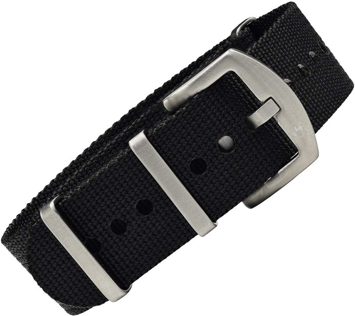 Nylon Horlogeband met Gespsluiting - Geschikt voor 18mm tot 24mm Bandbreedte