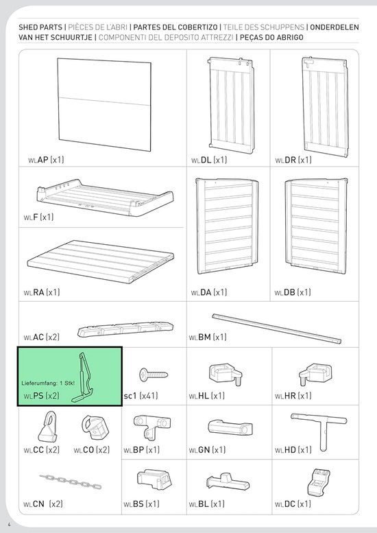 Gasveer 140N Vervangend Onderdeel voor Vuilnisbak Box Deksel Keter Store It Out Max Arc Ace XL — afbeelding 5