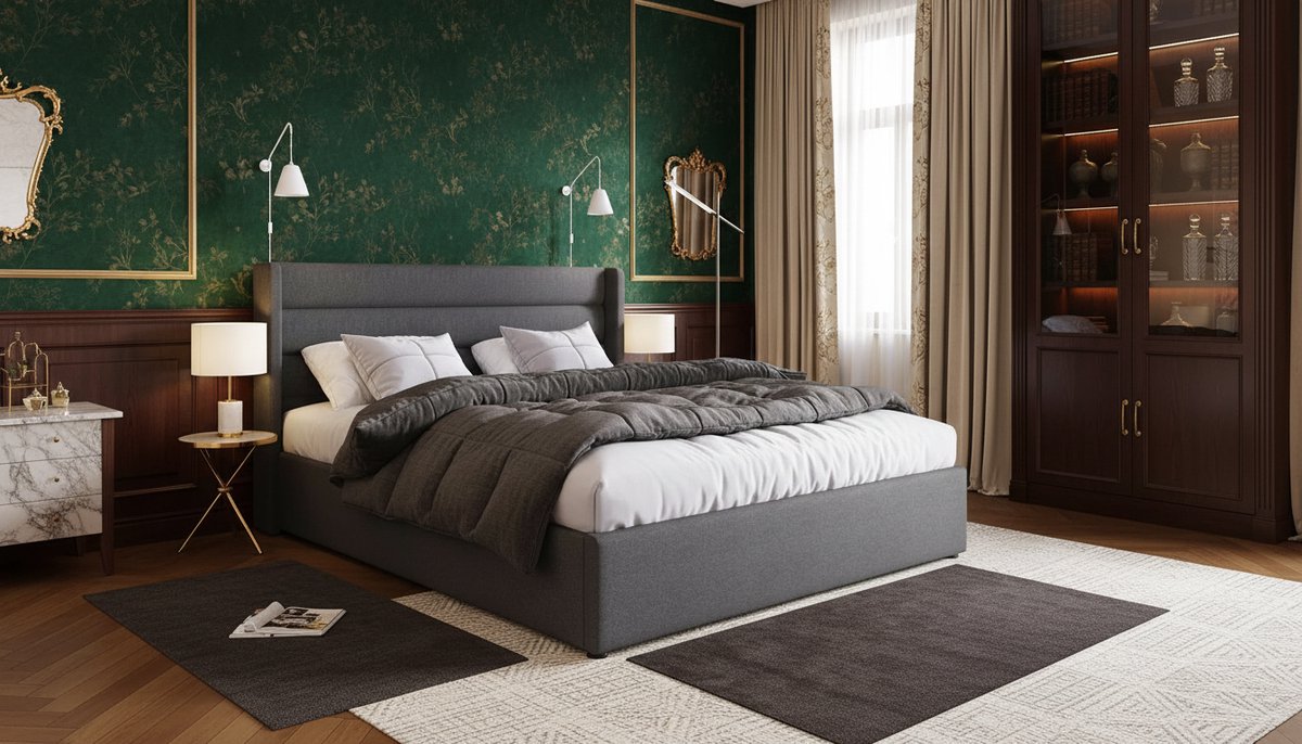 Gestoffeerd Tweepersoons Opbergbed 160x200 cm | Casa Velluto Linnen Slaapkamerbed met Hydraulische Lattenbodem, Grote Opbergruimte, Handmatig Verstelbaar Hoofdeind & Voeteneind | Moderne Grijze Slaapkamermeubel