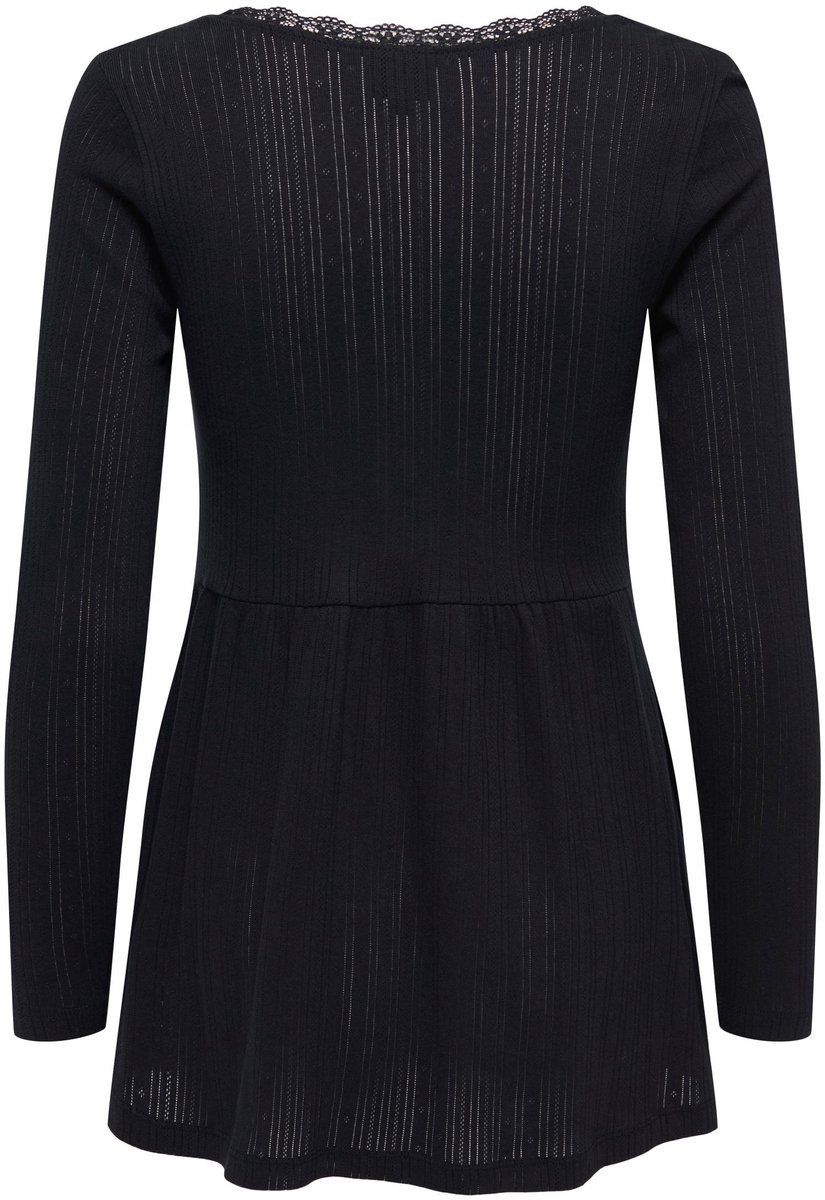 ONLY - OLMBRIANIA MALA LS V-NECK LACE TOP - Dames - Blouses