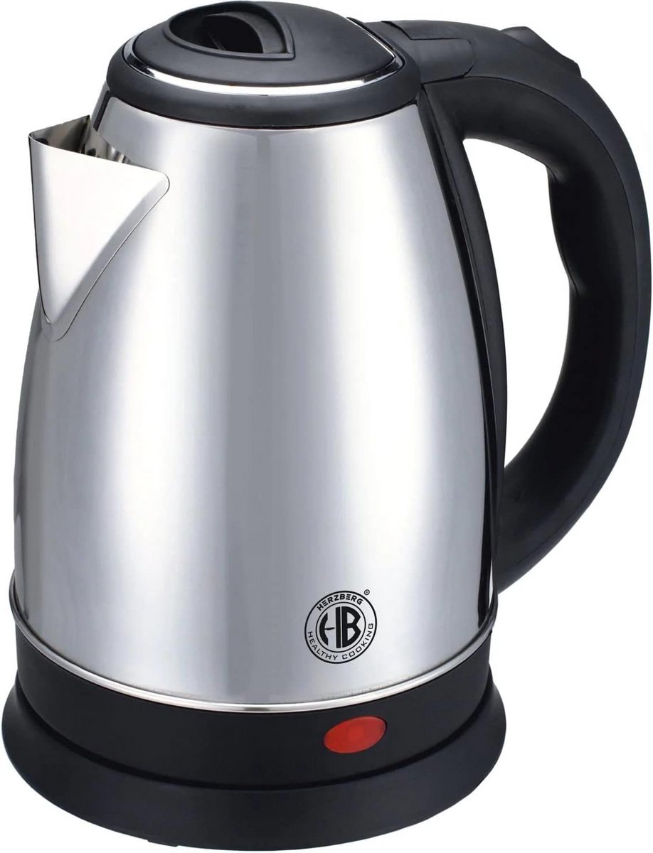 Elektrische Waterkoker RVS - 1.8 Liter - Draadloos - Zilver