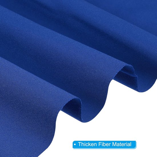 Professioneel Biljartlaken Blauw 8ft - Pooltafel Vilt Vervanging met 6 Stukken Stof — afbeelding 3