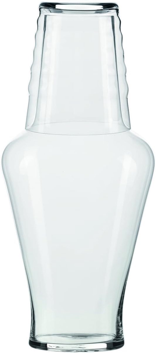 Luxe Glazen Karaf met Tumblers - 1 Liter - Dag & Nacht Set