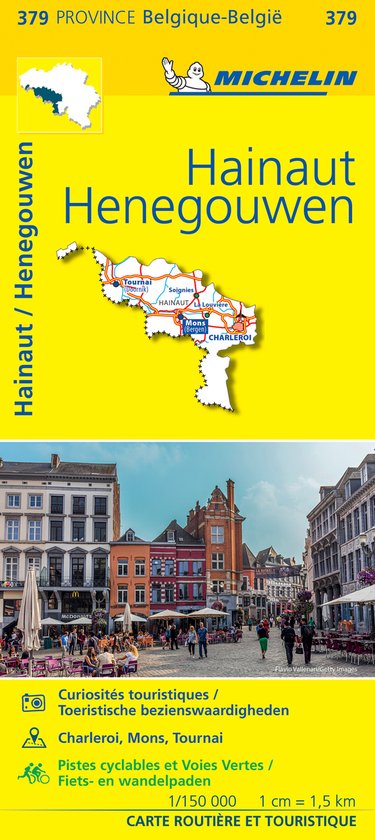 Michelin 379 Hainaut - Henegouwen - cover