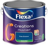 Flexa - Creations Muurverf Extra Mat - Free Groove - Kleur van het jaar 2026 - Mengverf - 2.5 L