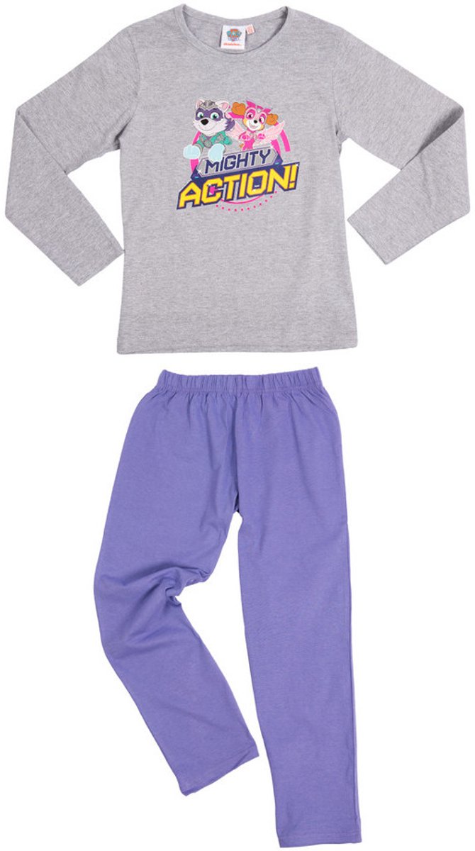 PAW Patrol Pyjama - Katoen - Grijs/Lila