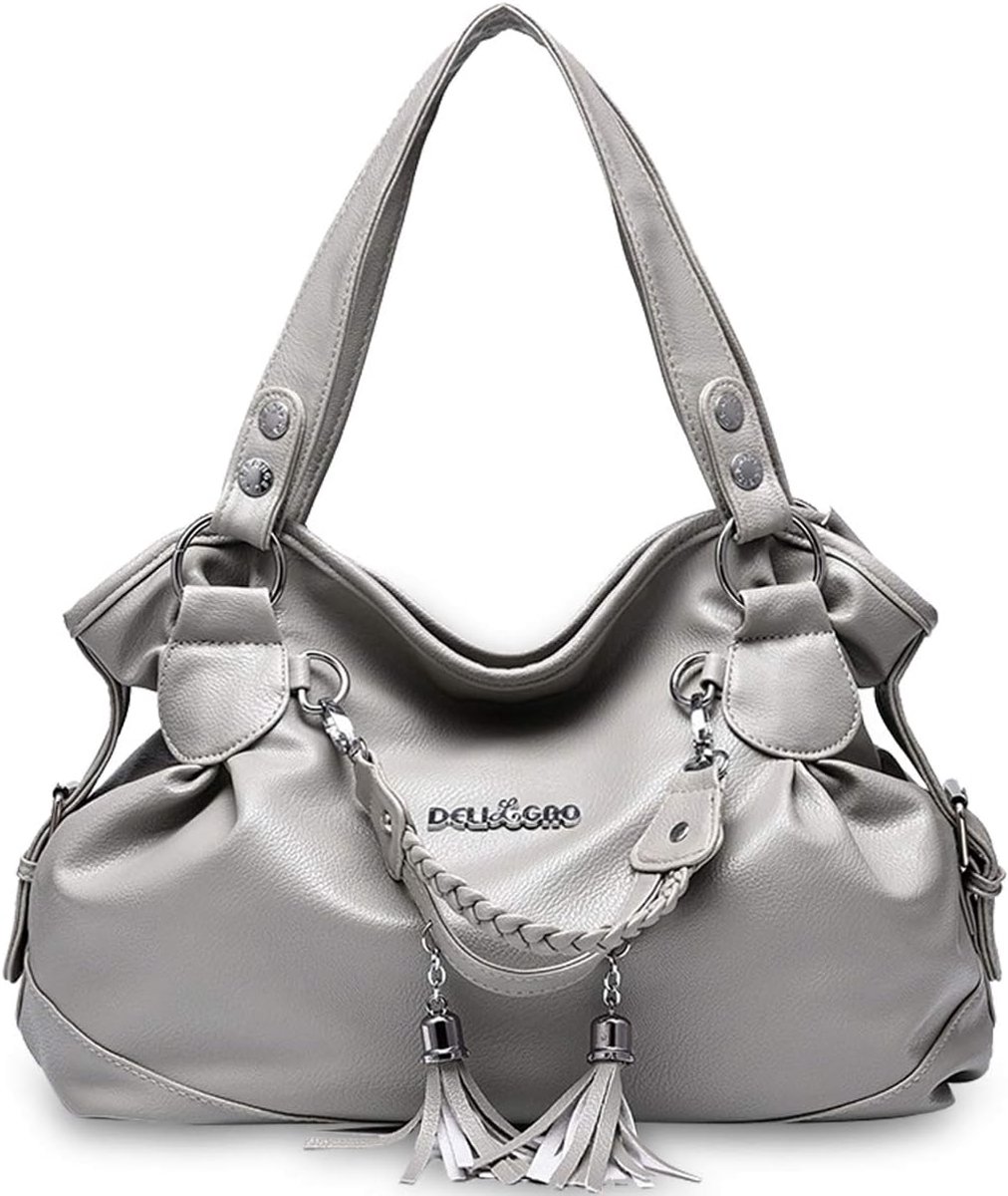 Grote Dames Handtas Schoudertas Hobotas PU Leer - Stijlvolle & Trendy Schoudertas voor Dames en Meisjes