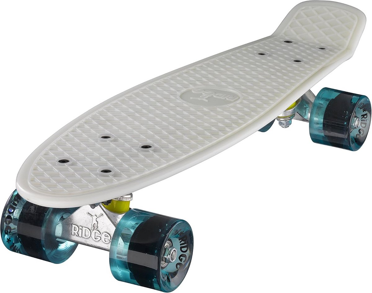 Mini Cruiser Skateboard Compleet 55cm Glow in the Dark Wielen