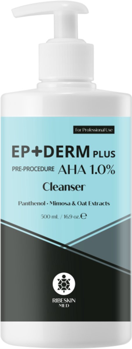 RIBESKIN EP+DERM Plus Pre-Pocedure AHA 1,0% Cleanser / Voorbereidende gezichtsreiniger met 1% AHA 500 ml