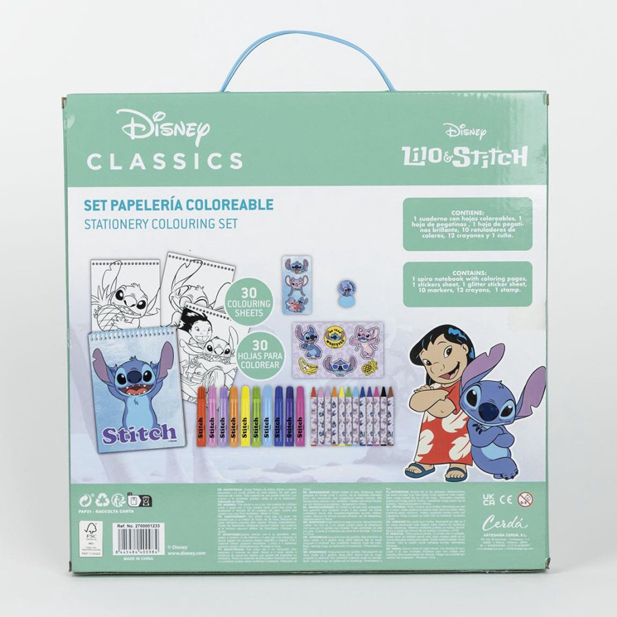 Disney Lilo en Stitch Tekenen Tekenset Knutselen - 26 Stuks - 30 Kleurplaten — afbeelding 6