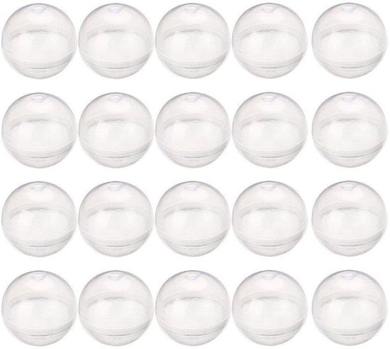 20 Stuks Doorzichtige Ronde Capsules voor Verkoopautomaten en ...