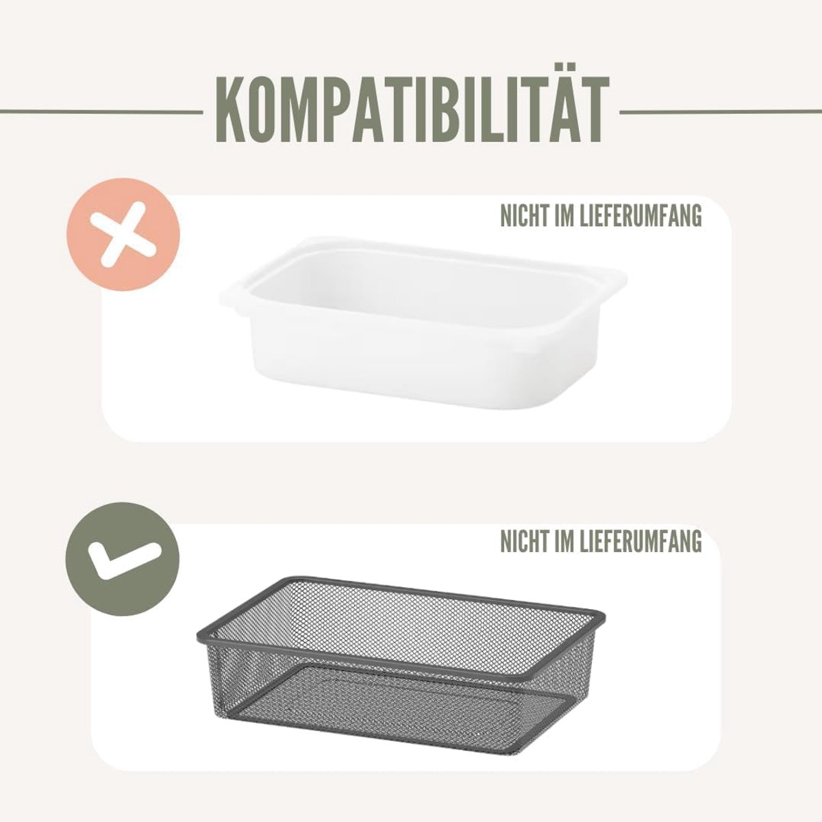 Universele Adapter voor Kinderstoel: Bevestiging Trofast Opbergmand