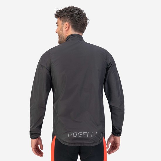 Rogelli Core Fietsjas Heren Winddicht - Windjack Wielrennen - Zwart - Maat XXL van Merkloos — afbeelding 5
