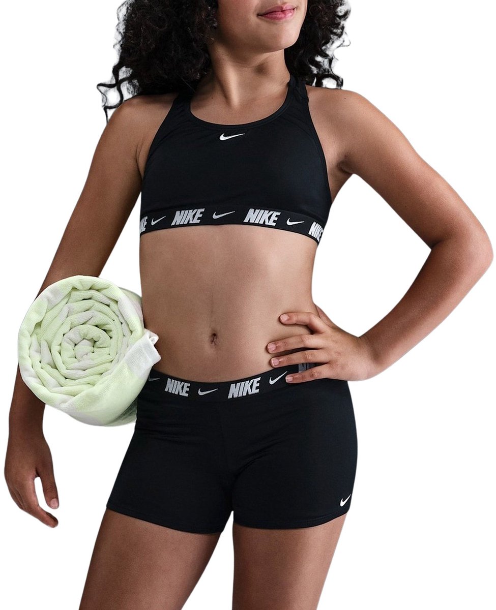 Nike Bikini en Short Meisjes Zwart