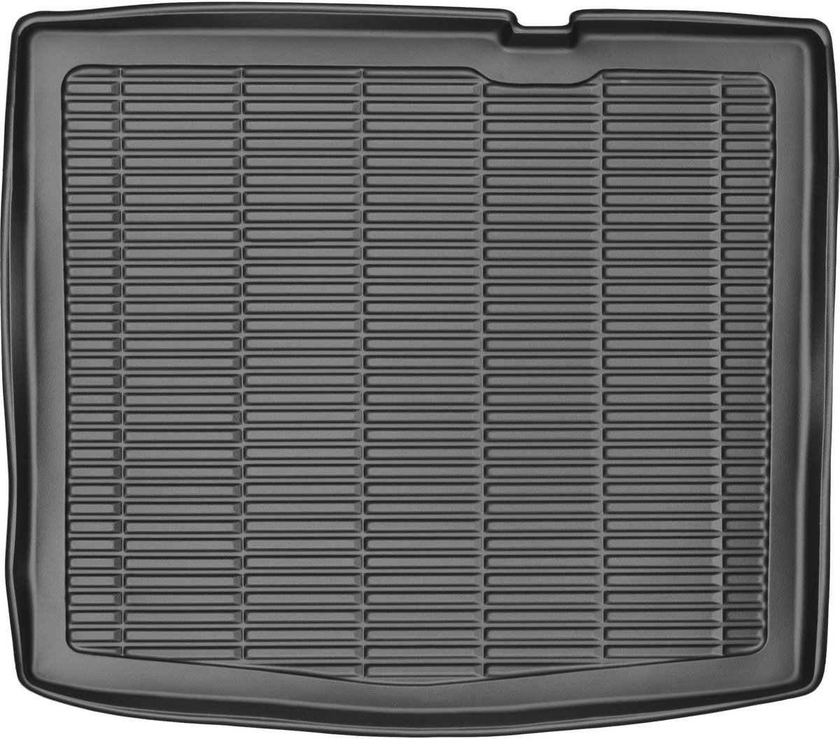 Max-Dywanik Serie - Kofferbakmat - Fiat Tipo Hatchback 2016 - Hoog Beschermrand - Zwart