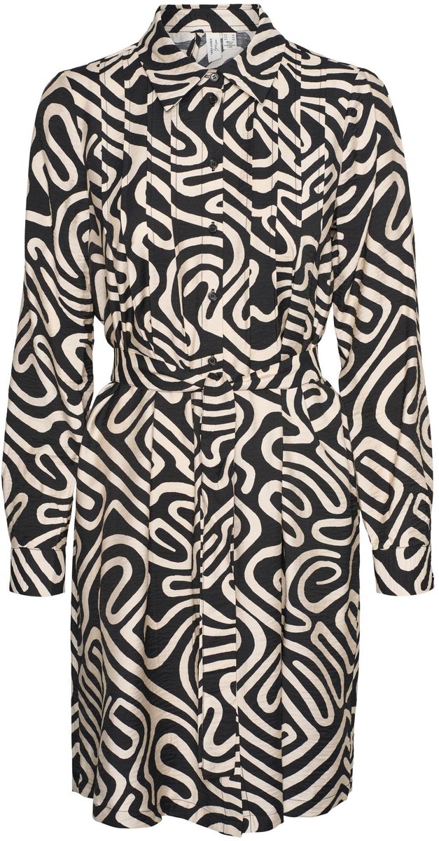 Vero Moda Blousejurk VMVIGDIS Lange jurk