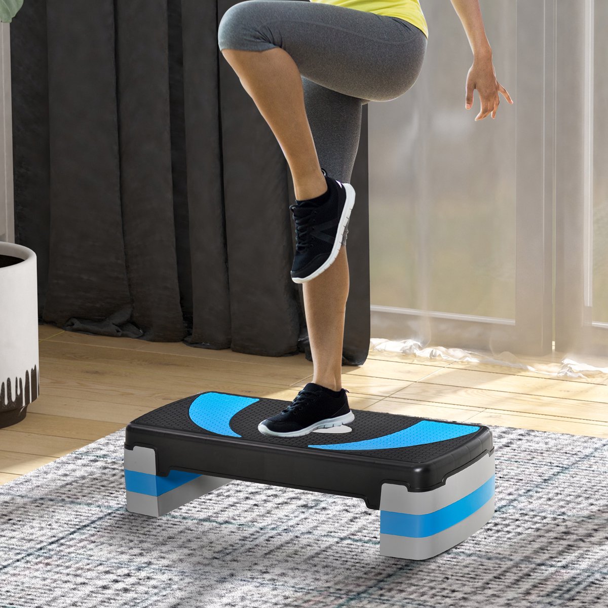 MODFU - Aerobic Stepper - Verstelbaar - 3 Niveaus - Kunststof
