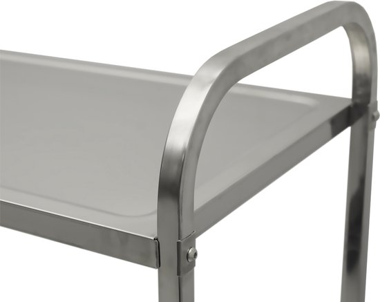 HCB Kunststof serveerwagen serveertrolley 3 lagen 102 cm Horeca