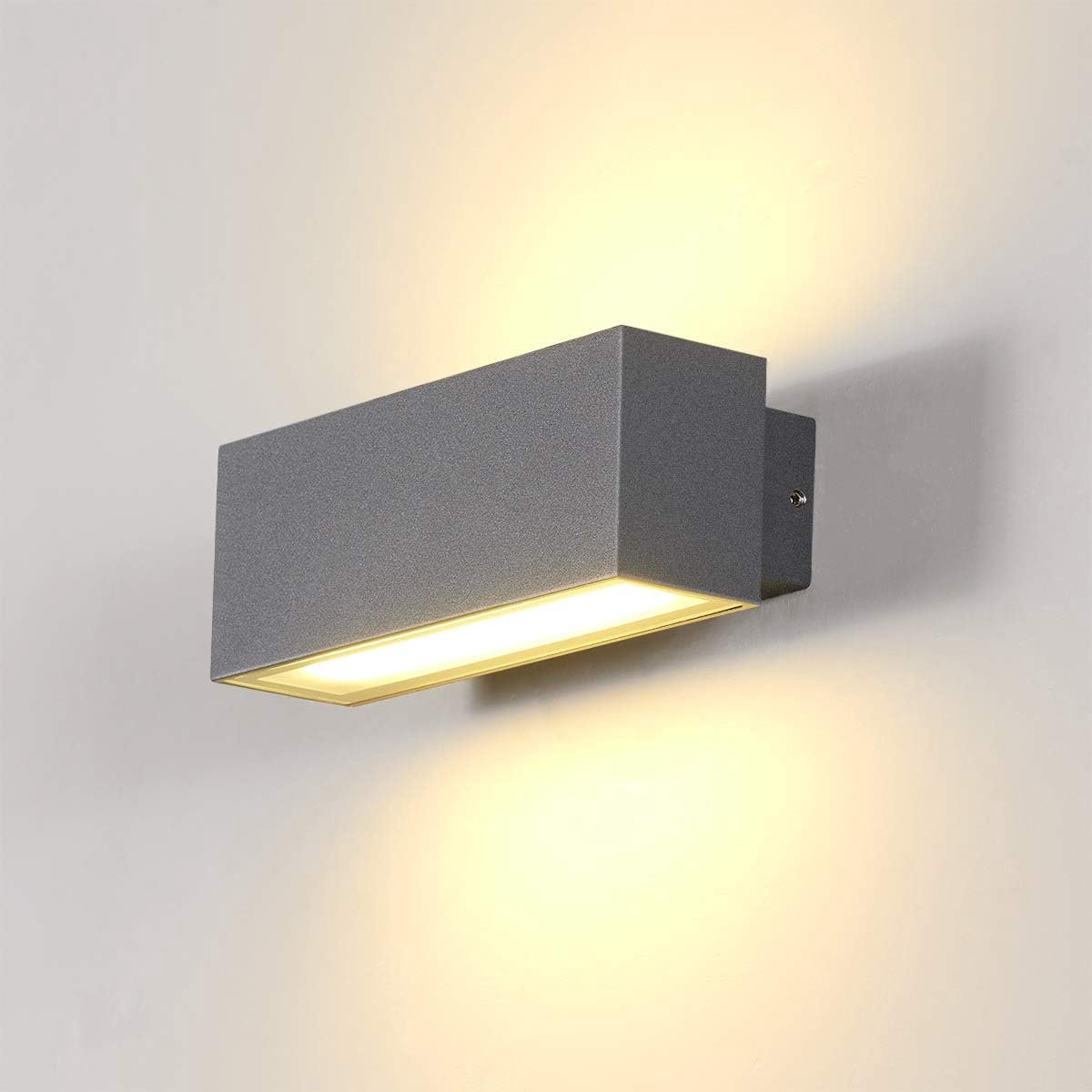 Moderne 12W Buiten LED Wandlamp IP65 Waterdicht voor Veranda Tuin en Patio