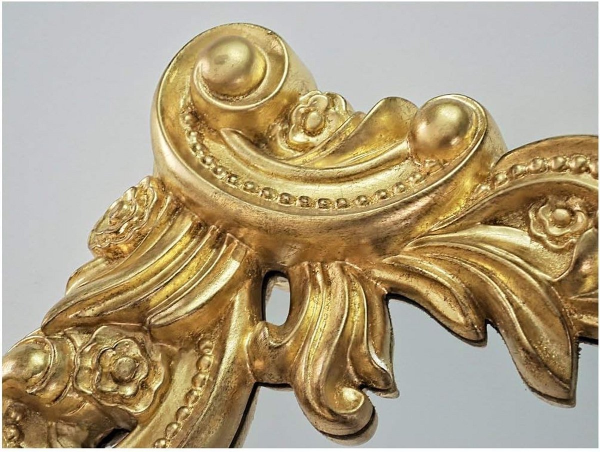 Grote Wandspiegel Barok Rococo 100 x 70 cm Goud Kleur
