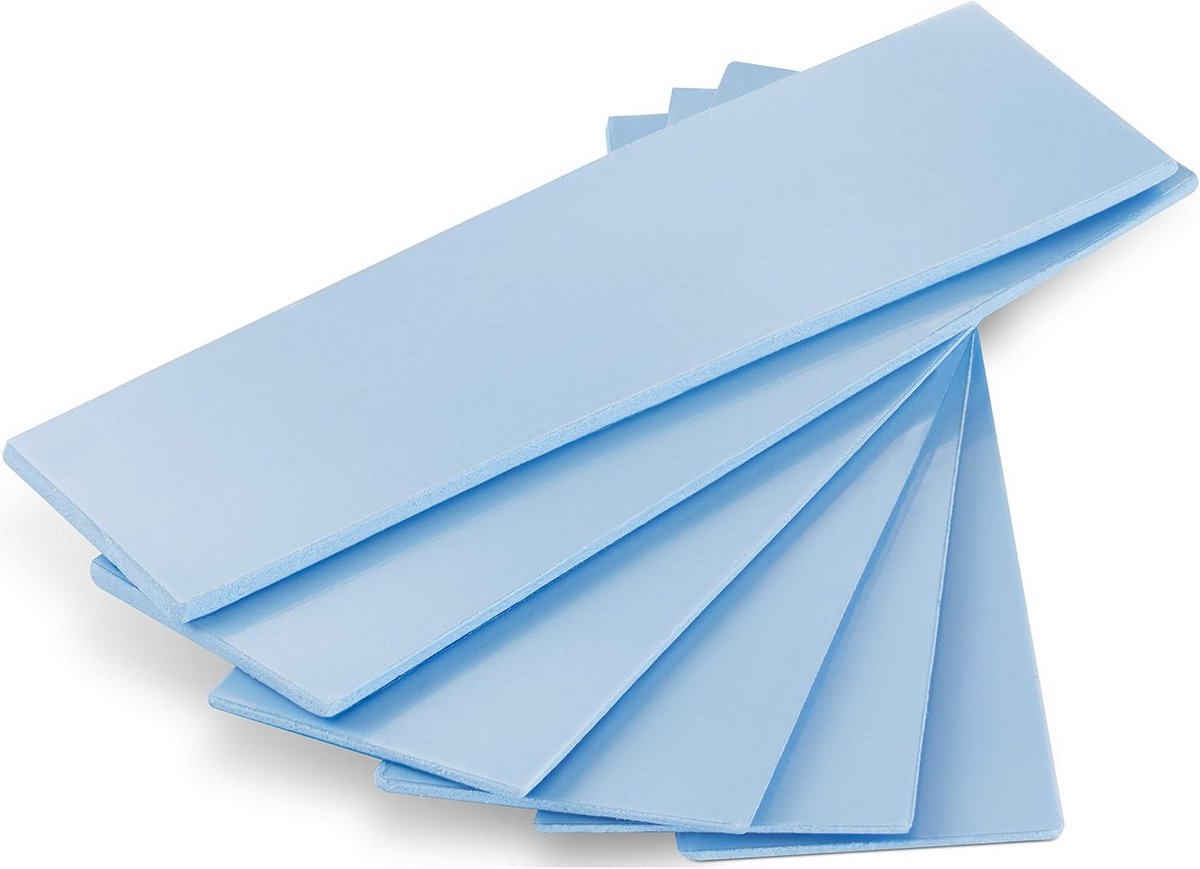Set van 6 Thermal Pads voor M.2 SSD met hoge warmtegeleiding (3 diktes)