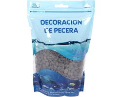 Decoratief Aquarium Grind Zwart Natuursteen voor Zoet- en Zoutwaterbakken 1kg