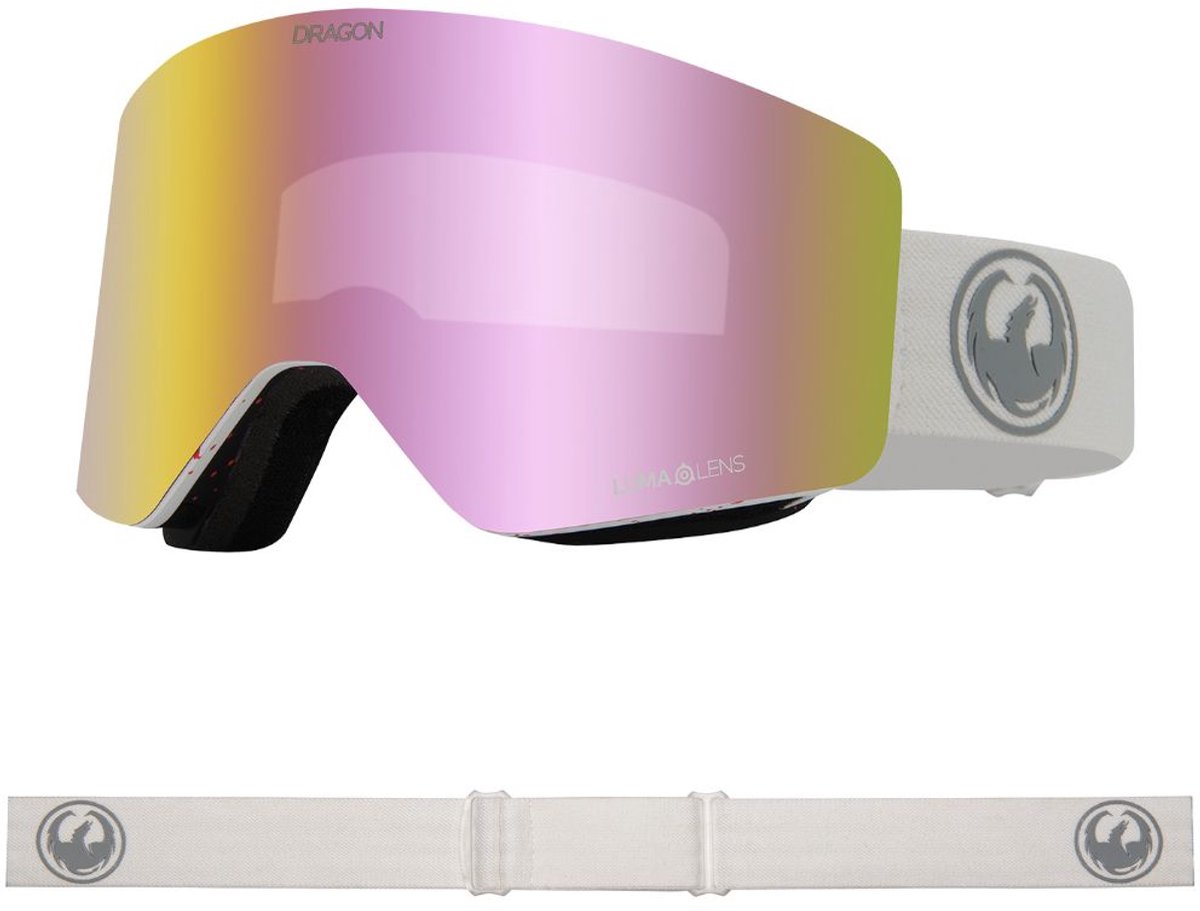 Dragon Alliance R1 OTG Skibril - Reused/Pink Ionized & Dark Smoke