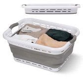 Jubbly® - Wasmand opvouwbaar - Wasbox - Heupwasmand - 75 Liter - Grijs