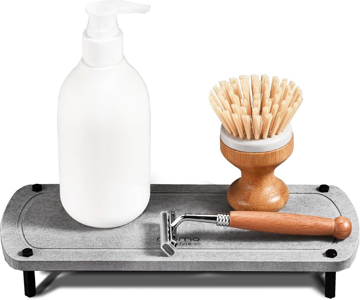 Snelle Droogrek voor Wasbak - Diatomeeënaarde Organizer voor Keuken & Badkamer