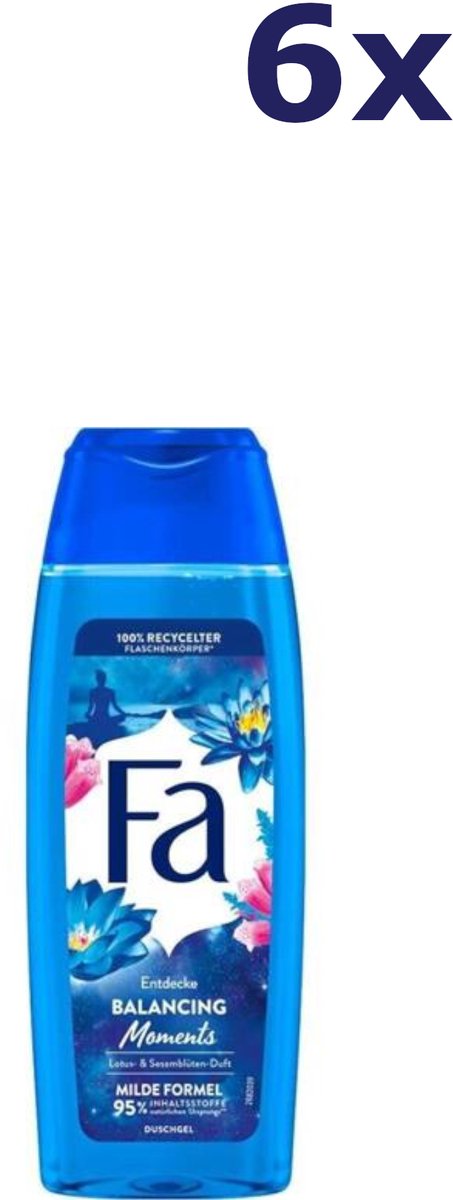 6x Fa Shower 250ml Balancing Moments