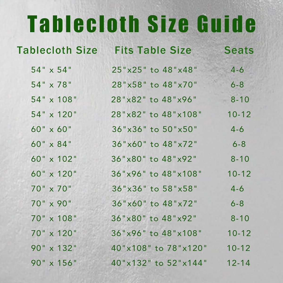 Rechthoekig Tafelkleed 137 x 274 cm Zwart Vlek- en Kreukbestendig Polyester