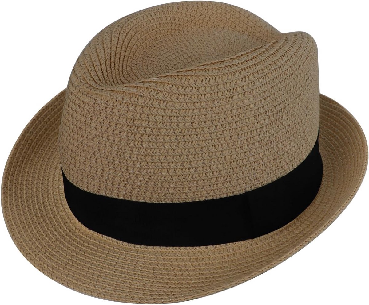 Kinder Zonnehoed Panama Stijl met Vliegtuigpatroon UV-Bescherming