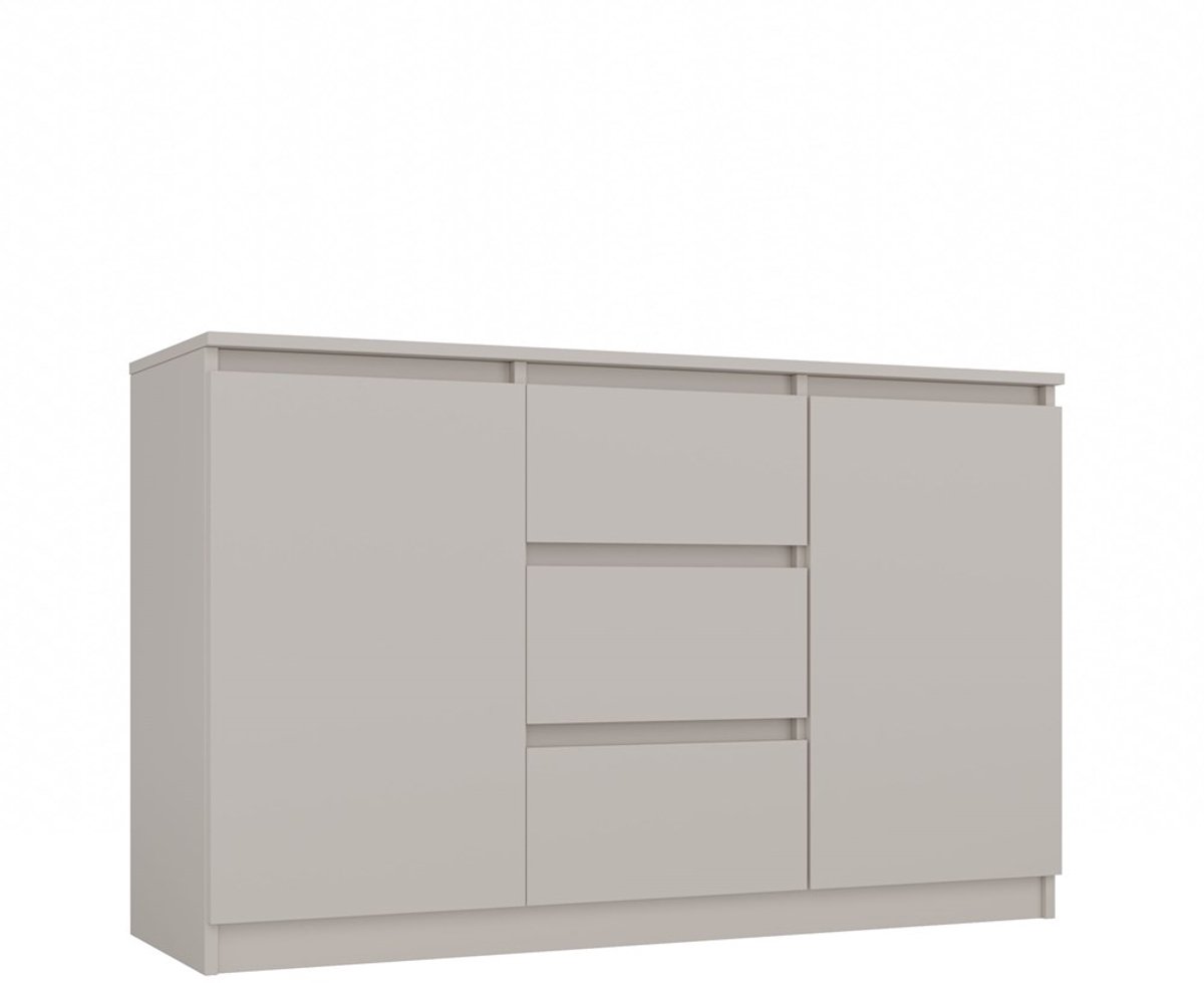 ModernLine Cashmere - Dressoir - 2 deuren - 3 lades - Greeploos design