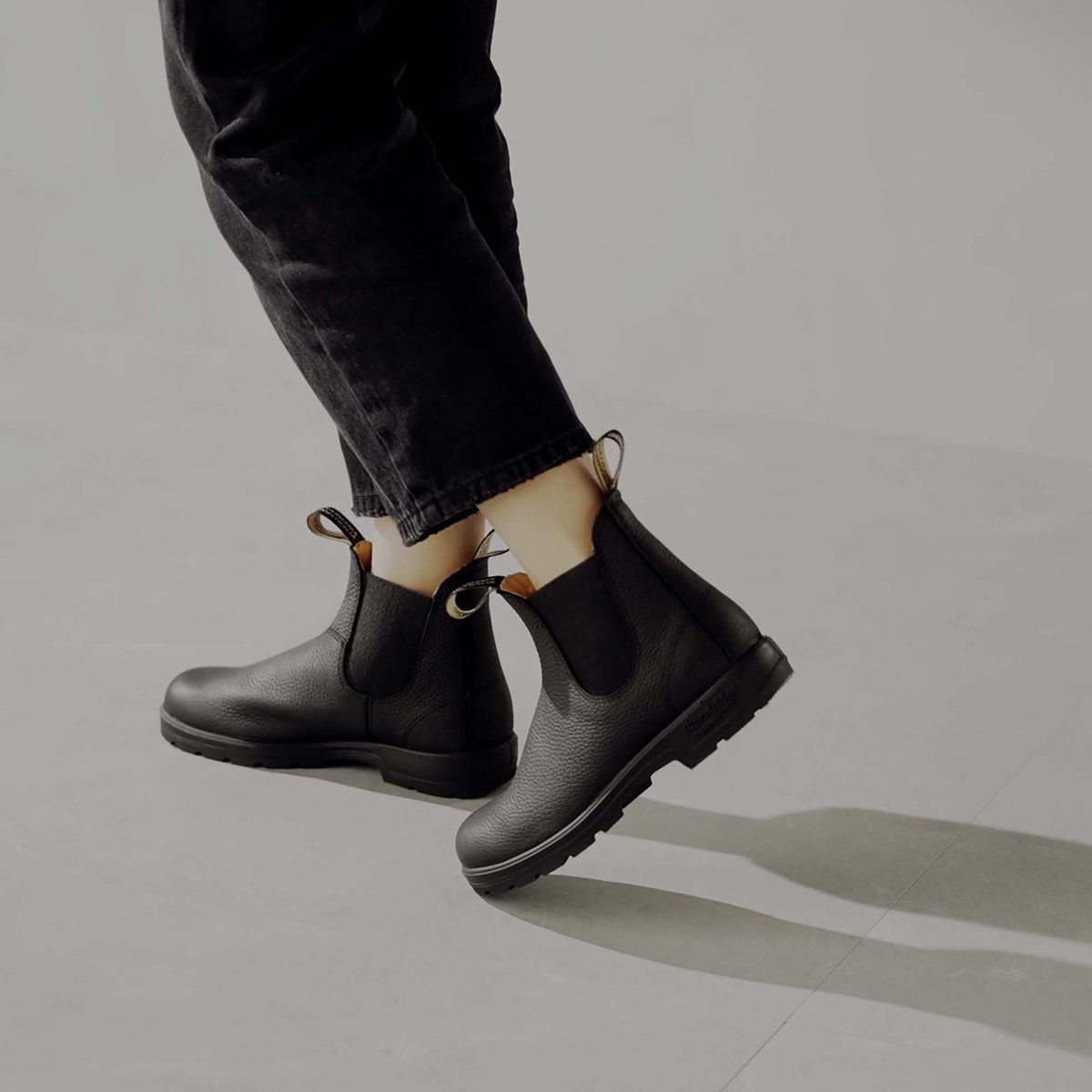Blundstone 1447 Zwart Pebble Leer Laarzen - Fashion Wear - Volwassen