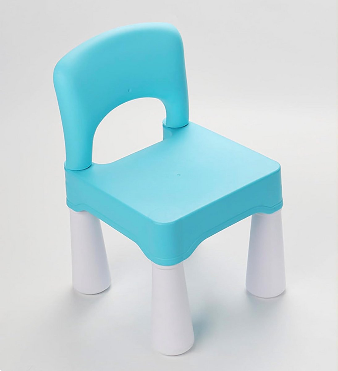 Ergonomische Kinderstoel met Gebogen Rugleuning - Stabiel en Veilig Zitje