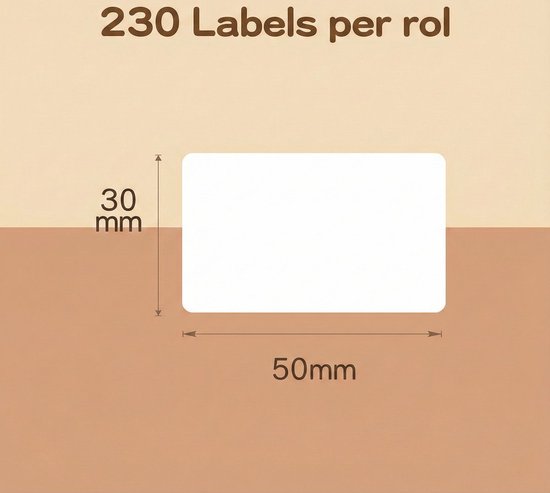 NIIMBOT 3 Rollen Große Etiketten für B1/B21/B3S Etikettendrucker, Weiß- 50x80mm, Transparent-50x80mm, Rund-Weiß-50x50mm